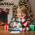 thumbnail image 4 of E Creative Winter Santa Snowman Acrylic Stand Holiday Home Decoration Gift Ornament Tabletop Display Design E, 4 of 6