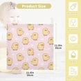 thumbnail image 2 of SKYSONIC Cute Little Duck Flower Baby Muslin Washcloths Face Towel, 3 PCS Cartoon Burp Cloths Cotton Wipes Infant Wash Cloth for Newborn Boys Girls 12"x12", 2 of 7