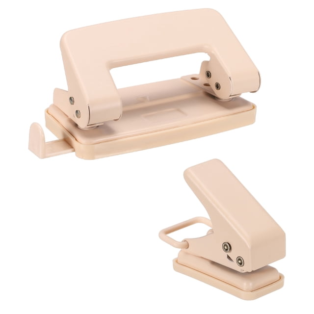 1/4" Hole Punch, 2Pcs Handheld Heavy Duty Paper Puncher for Tag DIY Craft
