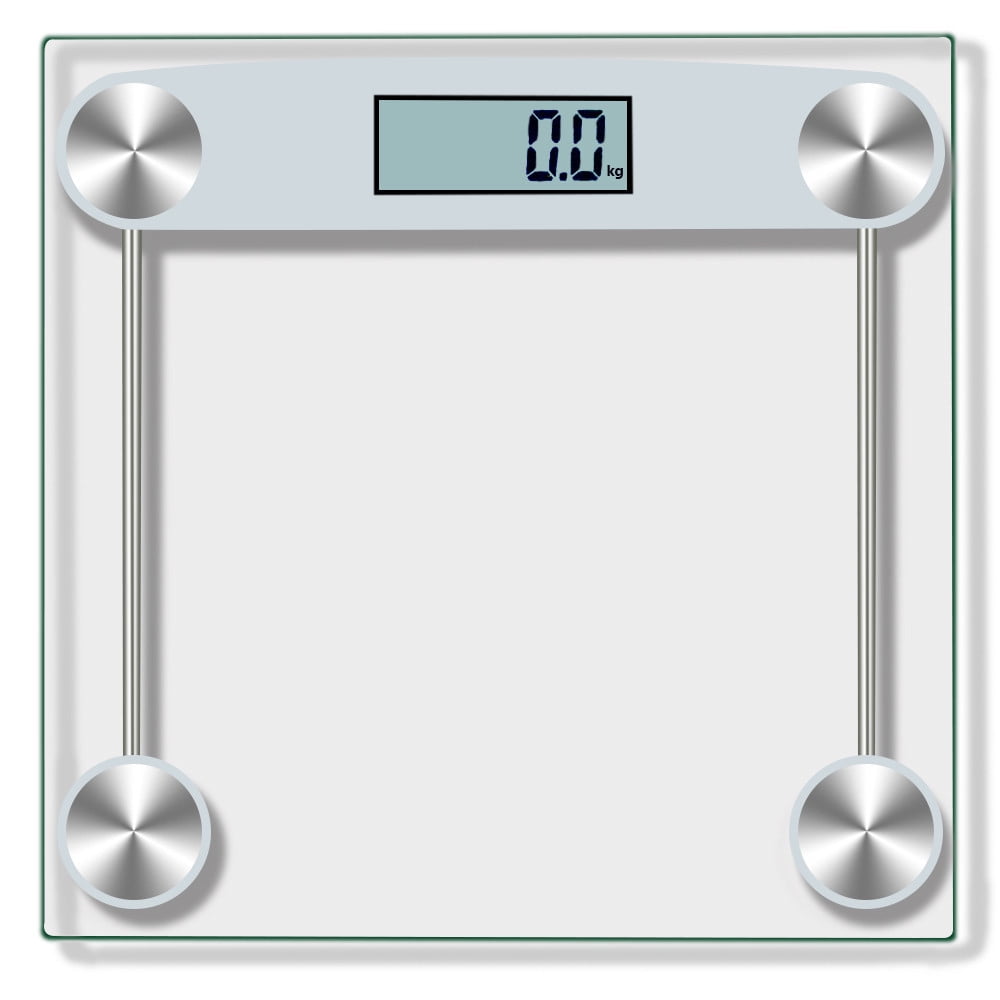 matoen Digital Body Weight Bathroom Scale Tempered Glass 150KG/330Pound