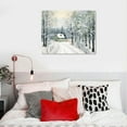 thumbnail image 4 of Nawypu  Christmas Lane Canvas Wall Decor by Artist Carol Robinson for Living Room, Bedroom, Bathroom, Kitchen, Office, Bar, Dining &amp; Guest Room - Ready to Hang -, 4 of 4
