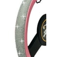 thumbnail image 3 of TrexNYC Rhinestone Steering Wheel Cover: Sparkling Rhinestone and Bling Steering Wheel Cover for Women, Pink, 3 of 3