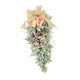 thumbnail image 5 of Lágrima swag flores artificiales Flores Arreglo colgando coronas decorativas para vacaciones en el aire libre al aire libre al aire libre boda, 5 of 9
