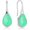 Green, variant on White Opal Earrings 925 Sterling Silver Hook Drop Teardrop Gemstone Earrings October Birthstone Dangle Earrings Jewelry Valentine's Day Gift for Women