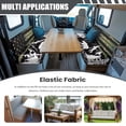 thumbnail image 3 of XYZCANDO American Flag RV Dinette Cushions Mountain RV Accessories for Inside Sofa Covers Washable Furniture Protector Comfortable Slipcovers for RV Camper Car Bench Black, 3 of 7