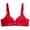 Red, variant on T Shirt Bra Women Seamless Bra Feature V-Neck Strapless Bra Style W-489 Pinks 34