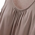 thumbnail image 6 of Fanxing Built in Bra Tank Tops for Women V Neck Camisole Padded Workout Yoga Thin Spaghetti Strap Comfy Shelf Bra Undershirts Khaki,L, 6 of 6