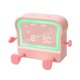 thumbnail image 4 of Reloj despertador Digital Perfecl para niños en forma de tostada Rosa con luz nocturna ajustable, 4 of 8