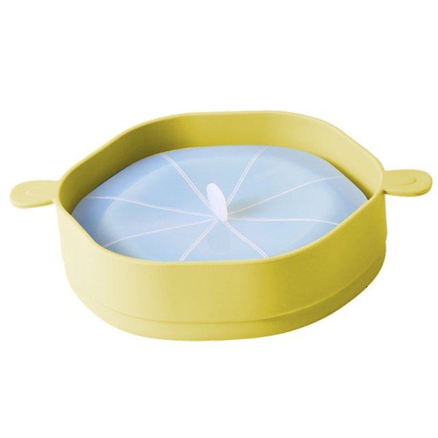 Silicone Popcorn Bucket with Handle Foldable Large Capacity Heat Avoidant Microwave Popcorn Maker
