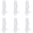 thumbnail image 1 of CUITING Clear Plastic Locking Shelf Support Pegs  Fits 5/16” Diameter Hole  5/8” Shelf  30 Pack, 1 of 6
