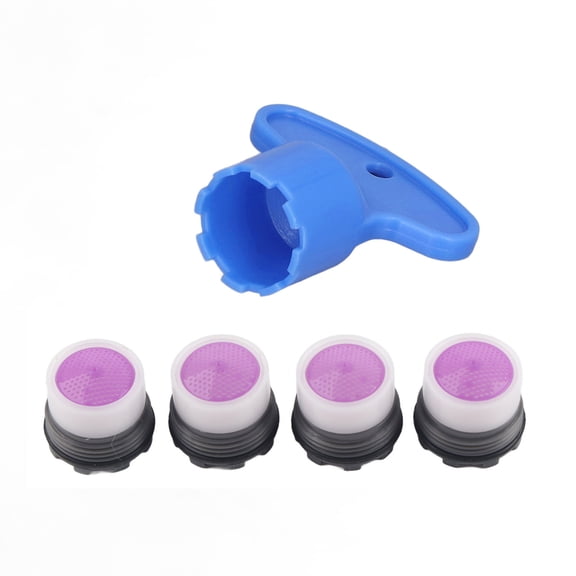 4PCS Faucet Aerator Restrictor Replacement 16.5mm Water Saving Faucet Cache Aerator for Kitchen Bathroom Sink