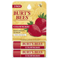 thumbnail image 2 of Burt's Bees Natural Moisturizing Lip Balm, Strawberry 2 Each - (Pack of 3), 2 of 2
