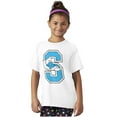 thumbnail image 3 of Lazy Smurf Vintage Varsity Cartoon Crewneck T Shirts Boy Girl Teen Brisco Brands S, 3 of 5