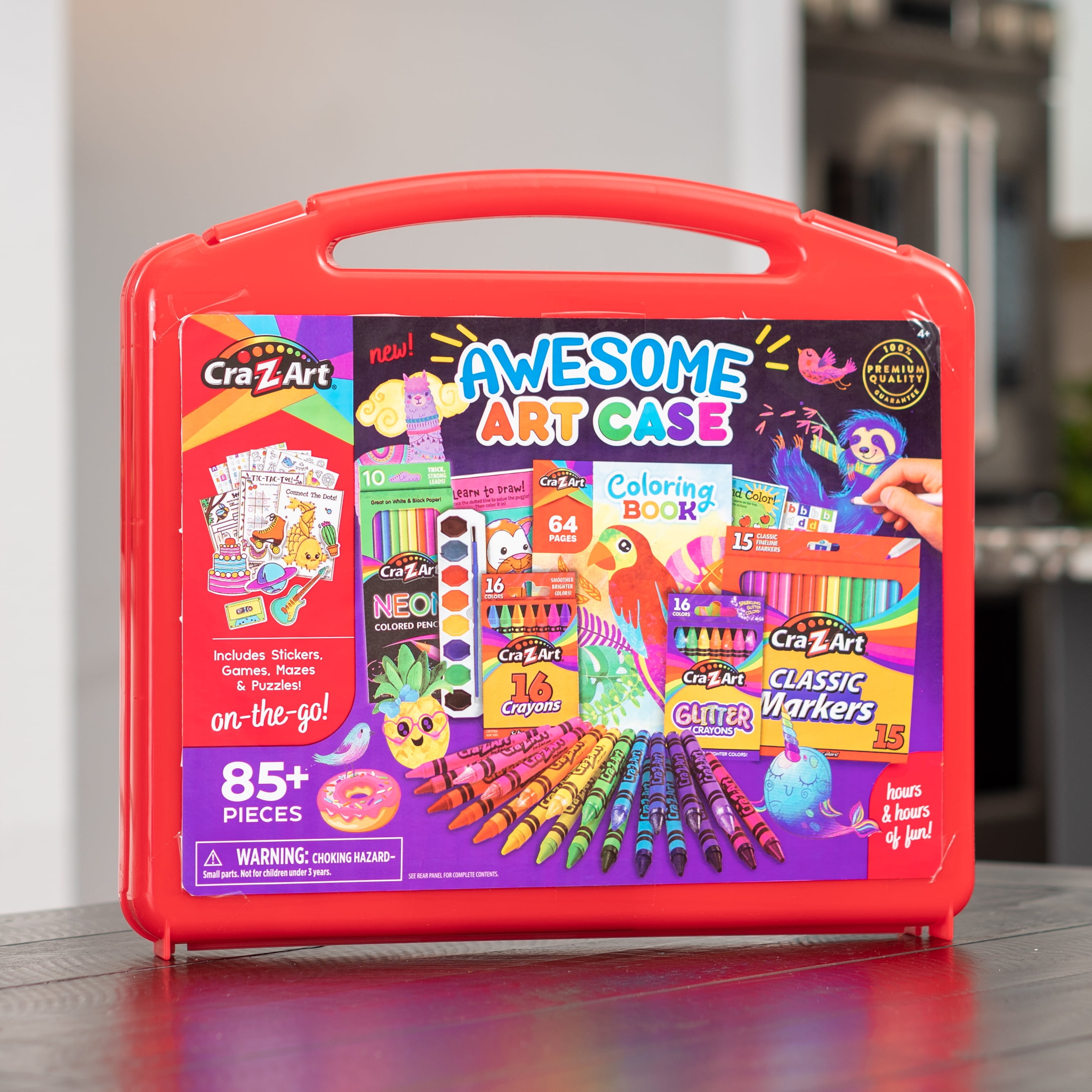 Cra-Z-Art Awesome Art Case, Drawing Set, Beginner, Child Ages 4 and Up