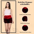 thumbnail image 2 of Bragas con volantes Tanga Dance Bloomers Malco Modes Lisa, negro/rojo, 2 of 7