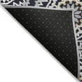 thumbnail image 3 of Addison Rugs Chantille Indoor/Outdoor Transitional Circles Black Washable Rectangle Rug, 3' x 5', 3 of 6