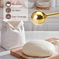 thumbnail image 3 of Flour Duster for Baking, One-Handed Operation, 304 Stainless Steel Powdered Sugar Shaker Duster, Pick Up and Dust Flour Sifter, Gift Package, Gold, 3 of 7