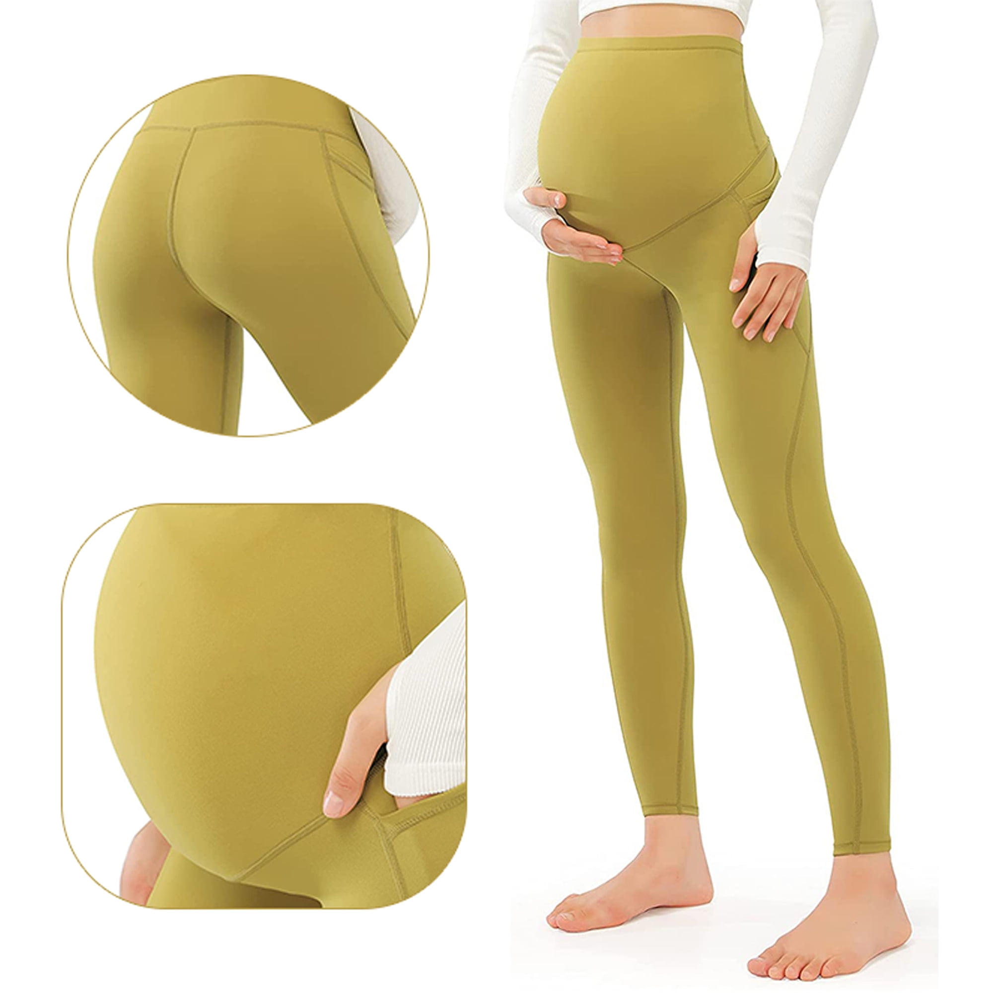 Maternity Leggings for Women Pregnant Yoga Pants Super Elastic Soft