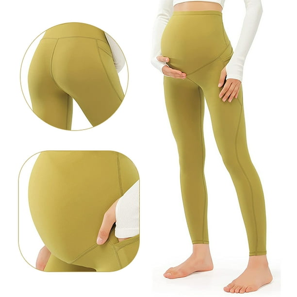 Maternity Leggings for Women Pregnant Yoga Pants Super Elastic Soft