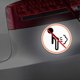 thumbnail image 2 of 2 Sheets of Car Stickers Vehicle NO Farting Decals Reflective Car NO Farting Stickers, 2 of 3