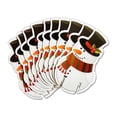 thumbnail image 4 of perfeclan 5x10 Pieces Cup Card Name Card Insert Card for Desktop decor Events Party Snowman 5 Pcs, 4 of 8