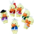 thumbnail image 3 of Juego de 6 marionetas de dedo con forma de pato de peluche, dibujos animados para niños, 3 of 7