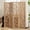 4-Panel Nature Feathers, variant on Jostyle 4 Panel Solid Wood Room Divider Privacy Screen - Freestanding Folding Partition with Leaves Openwork Design, Paulownia Wood Frame Natural, No Assembly for Living Room, Bedroom, Office