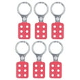 thumbnail image 2 of Lockout Tagout Safety Hasp, Resistente al ImpactO 6 Hoyos Aislamiento de Aislamiente Hasp 38 mm Jaw DiáMetro Interno 6 PCS Alta Seguridad para mecanizado, 2 of 7
