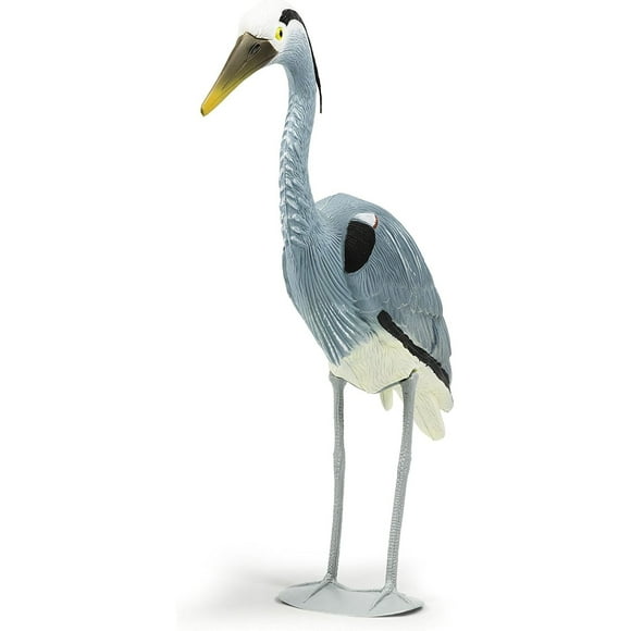 Aquascape 81030 Blue Heron Bird Decoy for Pond, Waterfall, Landscape, and Garden Features,Gray