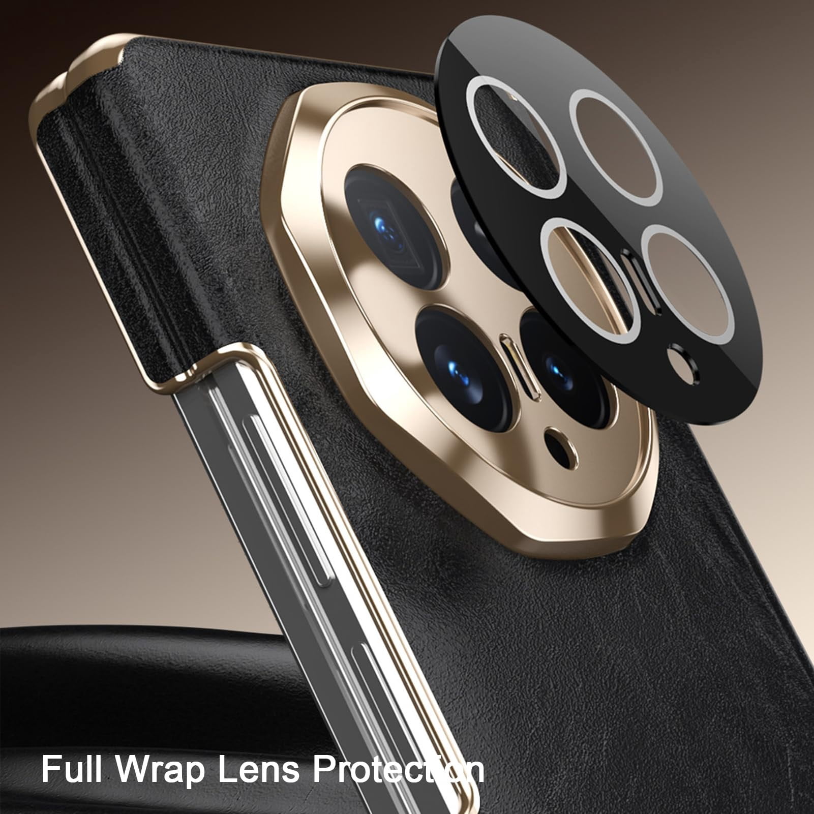 Case For Huawei Honor Magic V6, Electroplated Cover With Supports Non-Slip Wireless Charging Camera Protective Shell