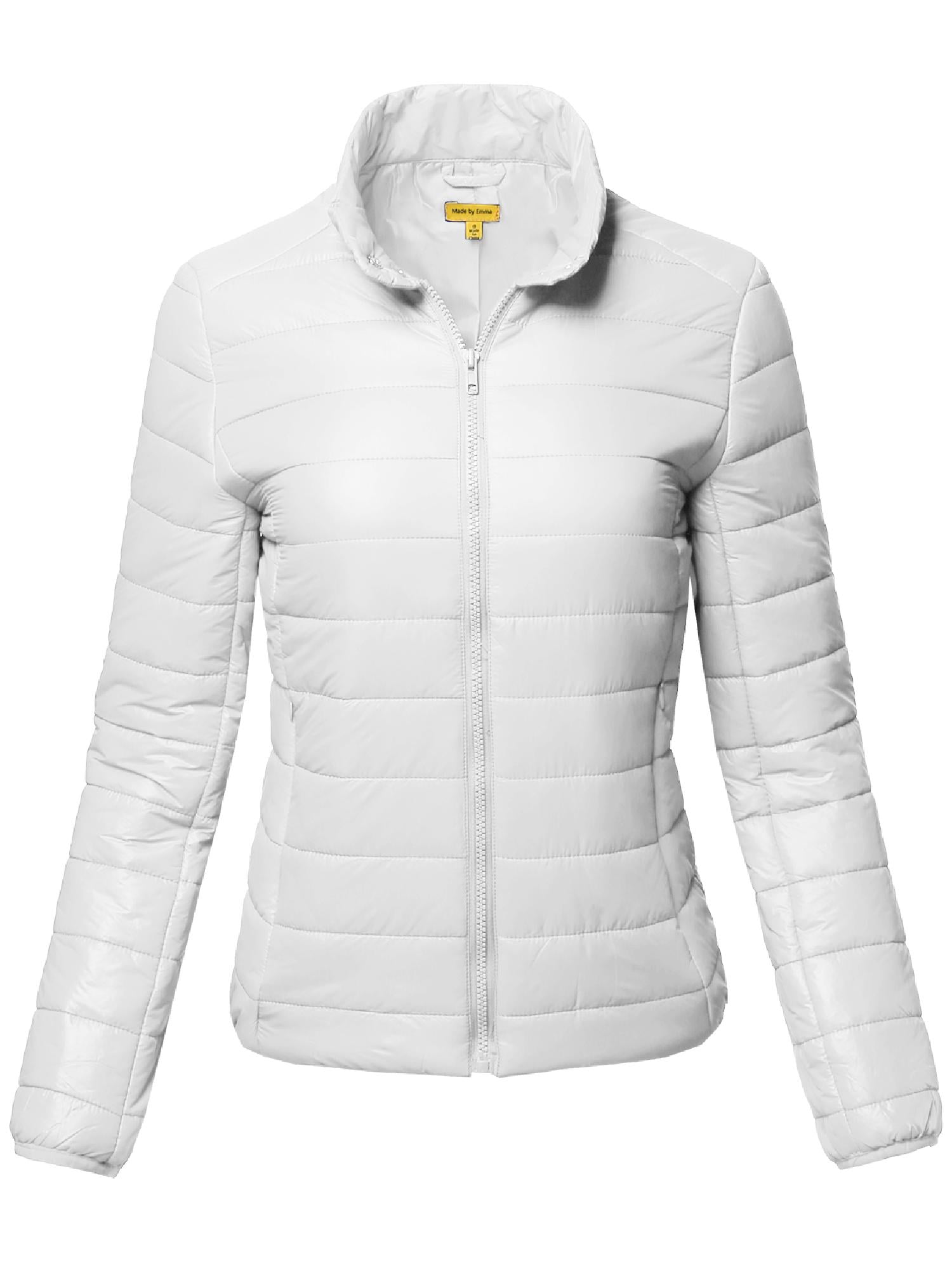 Derby Style Bomber Jacket Men/’s Padded Poplin Shell Nylon Lined La Paz