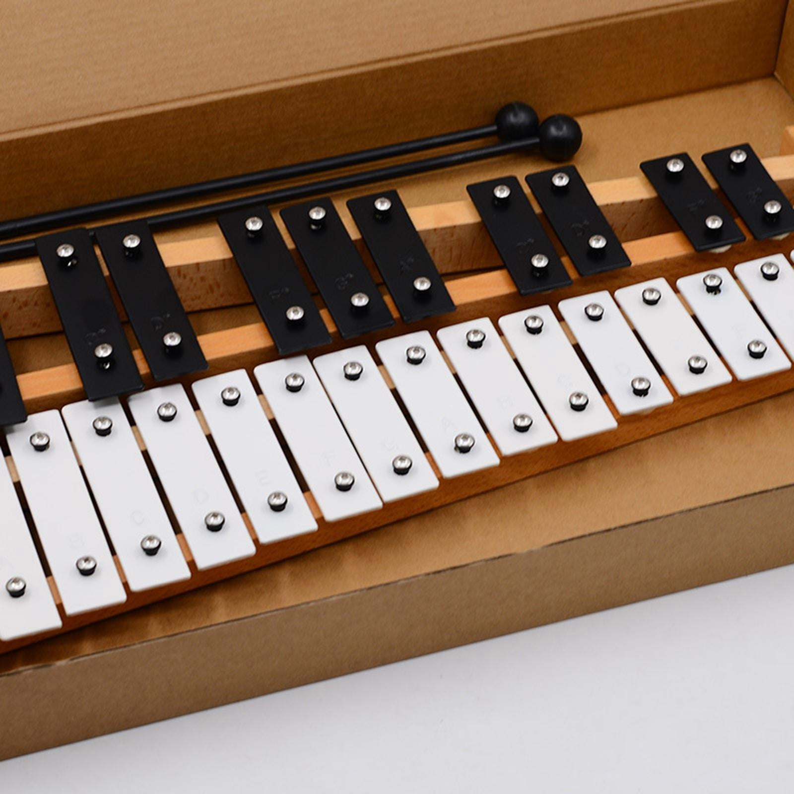 JWQFBC 27 Note Wooden Xylophone Glockenspiel Fine Motor Skill Enlightenment Educational
