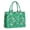 Green Christmas Snowman, variant on Large Capacity Tote Bag,Green Christmas Snowman Pattern Handbag Fashion Luxury Tote Bag,15.7"x13"x 5.1" Inches,Laptop Compatible