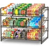 Simple Trending Can Rack Organizer, Stackable Can Storage Dispenser Holds up to 36 Cans for Kitchen Cabinet or Pantry, Bronze