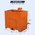thumbnail image 3 of 800 lbs Capacity Tractor Ballast Box, Heavy Duty Category 1 3-Point Hitch Ballast Box with 5 Cu, 3 of 6