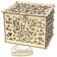 thumbnail image 2 of Caja de regalo de madera Caja de dinero DIY Banquete de boda Tarjetero Contenedor (JM01320) Ndcxsfigh Nuevos Originales, 2 of 8