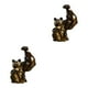 thumbnail image 1 of Bearachild Gato buen gato brazo resina gato de la suerte regalo para y Feng respetuoso del medio ambiente suerte decoración del hogar brazo Café a la izquierda 2Conjunto, 1 of 1