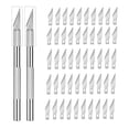thumbnail image 2 of Cuchillos artesanales de precisión Kusrkot 52 piezas de maquinilla de afeitar de repuesto tabla de cortar de papel, 2 of 4