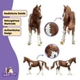 thumbnail image 3 of Schleich Horse Club 6” Paint Horse Mare Figure with Brown and White Coat, 3 of 4