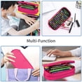 thumbnail image 6 of Geometry Dash Big Capacity Pencil Case, Aesthetic Pen Pouch Storage Bag, Office Supplies Organizer, Pen Cases Pencil Bag with Multiple Compartments, 6 of 7