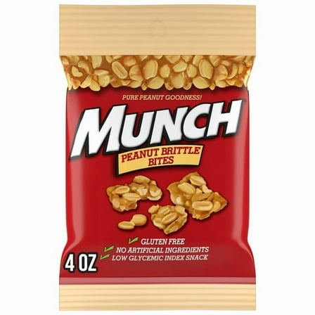 Munch Peanut Brittle Bites - 4.0 oz Bag