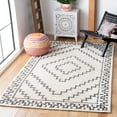 thumbnail image 2 of SAFAVIEH Casablanca Lidija Geometric Area Rug, Ivory/Black, 5' x 8', 2 of 8