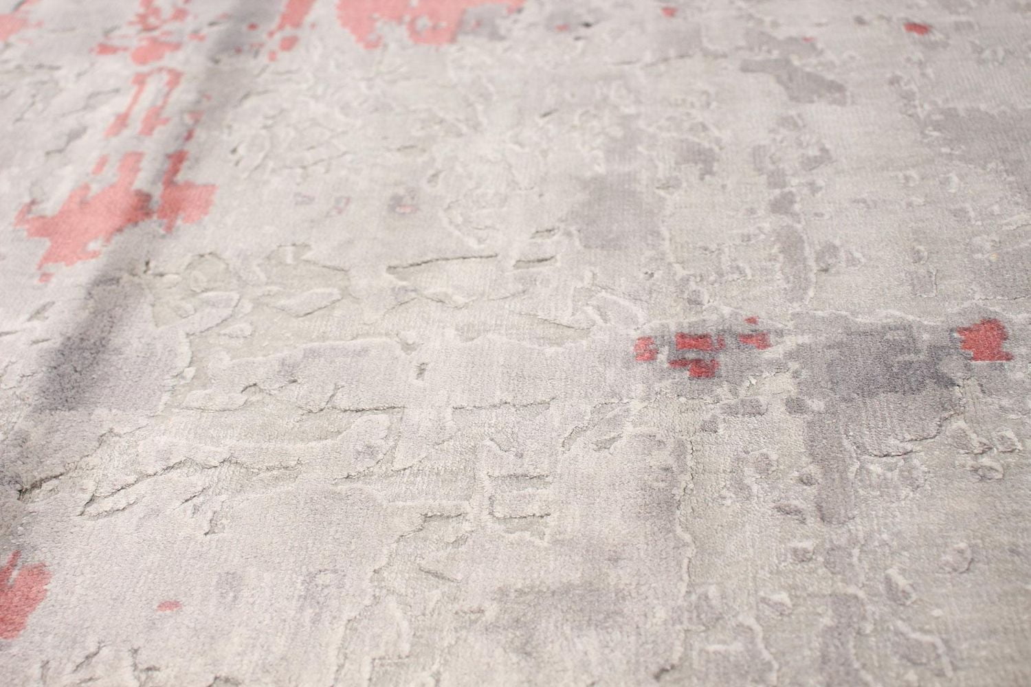 ECARPETGALLERY 5'4" x 7'8" Carved Galleria Hand Loomed Area Rug for Living Room, Dining Room and Bedroom in Grey