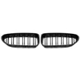 thumbnail image 3 of Unique Bargains Pair Glossy Black Front Car Grille Double Line 4 Door for BMW F06, 3 of 8