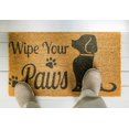 thumbnail image 4 of evergreen flag coir door mat wipe your paws - dog, 4 of 8