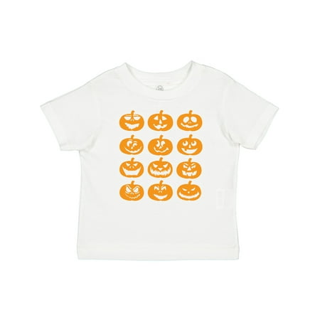

Inktastic Halloween Pumpkin Faces Orange Gift Baby Boy or Baby Girl T-Shirt
