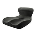 thumbnail image 3 of Cojín de asiento de apoyo para la cintura, transpirable, premium, multiusos, para el coxis. Gris oscuro, 3 of 9