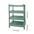 thumbnail image 2 of XGFHYJEH Storage Shelves for Kitchen, Bedroom, Bathroom, 4 Tire Plastic Shelves, Storage Shelf Rack, Storage Shelf Unit, Storage Rack, Storage Racks and Shelving for Small Spaces, 2 of 5