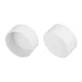 thumbnail image 1 of Juego de 2 tapones de extremo de tubería, tapón de extremo de tubería de 4 pulgadas de grado de muebles para estante de jardín DIY [Blanco], 1 of 6