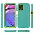 thumbnail image 4 of Aggxpf Motorola Moto G Power 5G 2023 Phone Case, 3 in 1 Protective Cell Cases, Full Body Rugged Shockproof Phone Cover（Green）, 4 of 5